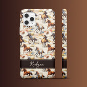 Coque iPhone 16 Pro Max Chevaux couchés de soleil
