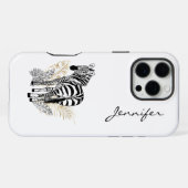 Coque iPhone 16 Pro Max Chic moderne Zebra iPhone (Verso Horizontal)