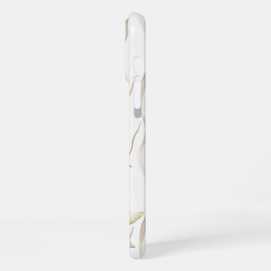 Coque iPhone 16 Pro Max Chouette rose enchantée (Côté gauche)