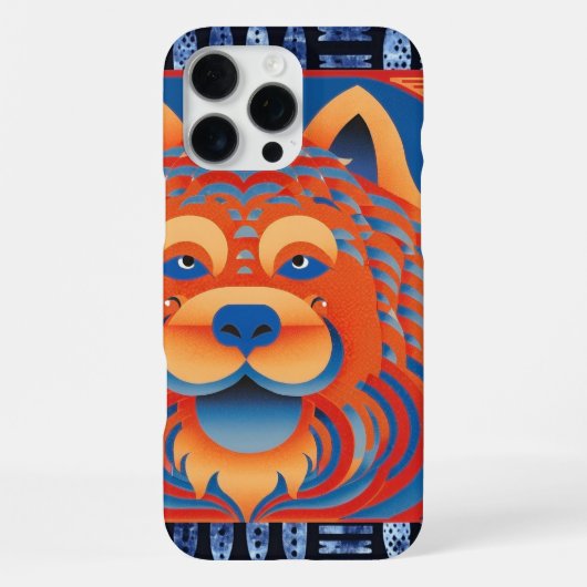 Coque iPhone 16 Pro Max Chow-chow BALI BLISS  (Verso)