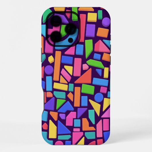 Coque iPhone 16 Pro Max Chromatic Geometry (Verso)