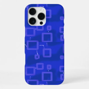 Coque iPhone 16 Pro Max Circuit Popcorn Anime en Géométrique Bleu Bonbon
