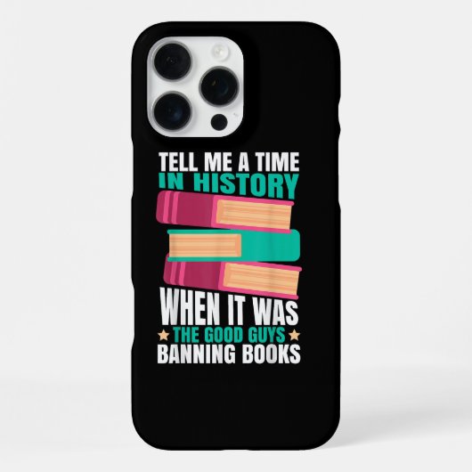 Coque iPhone 16 Pro Max Citation de livres interdits (Verso)