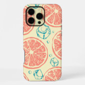 Coque iPhone 16 Pro Max Citrus and Ice Pattern  (Verso)