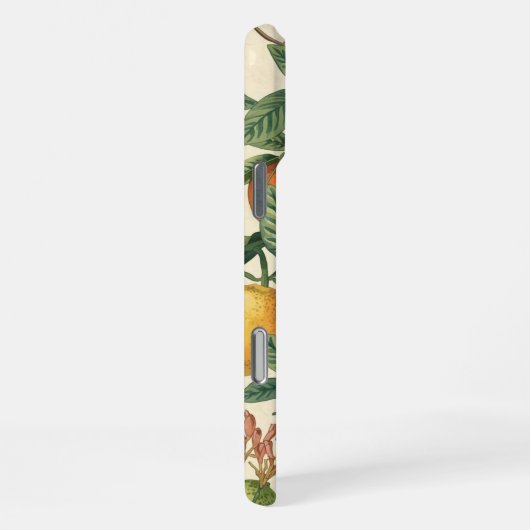 Coque iPhone 16 Pro Max Citrus Blossom Garden Seamless Pattern (Côté droit)