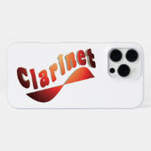 Coque iPhone 16 Pro Max Clarinet ondulé (Verso Horizontal)