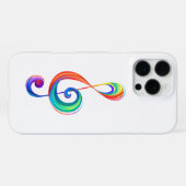 Coque iPhone 16 Pro Max Clé arc-en-ciel (Verso Horizontal)