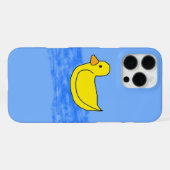 Coque iPhone 16 Pro Max Clé USB en bois de conception de dessin animé comi (Verso Horizontal)