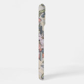 Coque iPhone 16 Pro Max Clematis rose Vin à fleurs Alphonse Mucha (Côté droit)