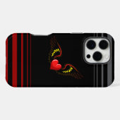Coque iPhone 16 Pro Max Cœur ailé (Verso Horizontal)