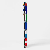 Coque iPhone 16 Pro Max Collection de drapeaux internationaux, drapeaux du (Côté gauche)