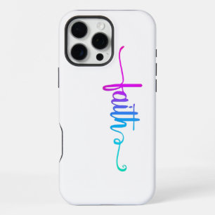 Coque iPhone 16 Pro Max Coloré Minimaliste Moderne iPhone Foi
