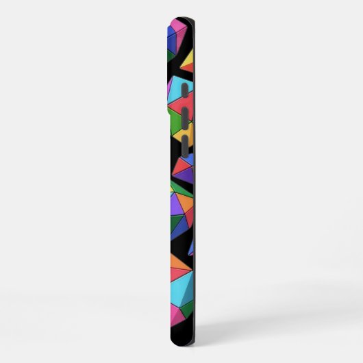 Coque iPhone 16 Pro Max Colorful Cubes (Côté gauche)