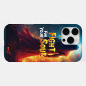 Coque iPhone 16 Pro Max Combattre (Verso Horizontal)