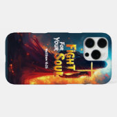 Coque iPhone 16 Pro Max Combattre (Verso Horizontal)