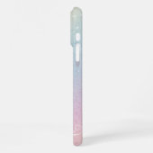 Coque iPhone 16 Pro Max Conception abstraite moderne avec Initiales et Nom (Côté gauche)