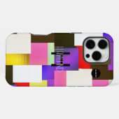Coque iPhone 16 Pro Max Conception abstraite moderne Boîtier de téléphone (Verso Horizontal)