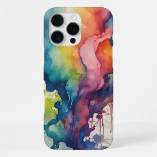 Coque iPhone 16 Pro Max Conception aquarelle unique – Parfaite pour les am