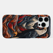 Coque iPhone 16 Pro Max Conception d'aigle de la grâce de la nature (Verso Horizontal)