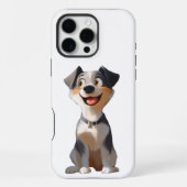 Coque iPhone 16 Pro Max Conception de chien (Verso)