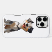 Coque iPhone 16 Pro Max Conception de chien (Verso Horizontal)