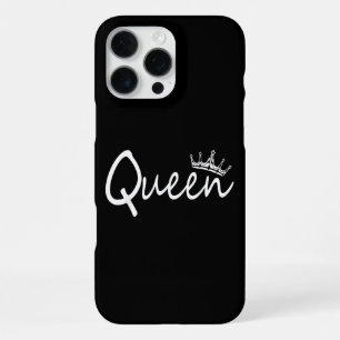 Coque iPhone 16 Pro Max Conception de couple assortie Couronne Reine et Ro