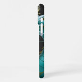 Coque iPhone 16 Pro Max Conception de fantasy artistique de dragon d'or ve (Côté gauche)