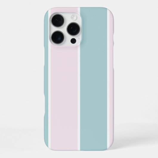 Coque iPhone 16 Pro Max Conception de motif à rayures verticales de couleu (Verso)
