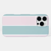 Coque iPhone 16 Pro Max Conception de motif à rayures verticales de couleu (Verso Horizontal)
