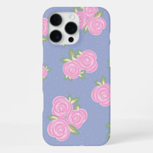 Coque iPhone 16 Pro Max Conception de rose antique romantique