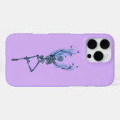 Coque iPhone 16 Pro Max Conception de squelette de danseuse de ballet aux (Verso Horizontal)