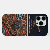 Coque iPhone 16 Pro Max Conception d'œil créative avec des couleurs vives (Verso Horizontal)