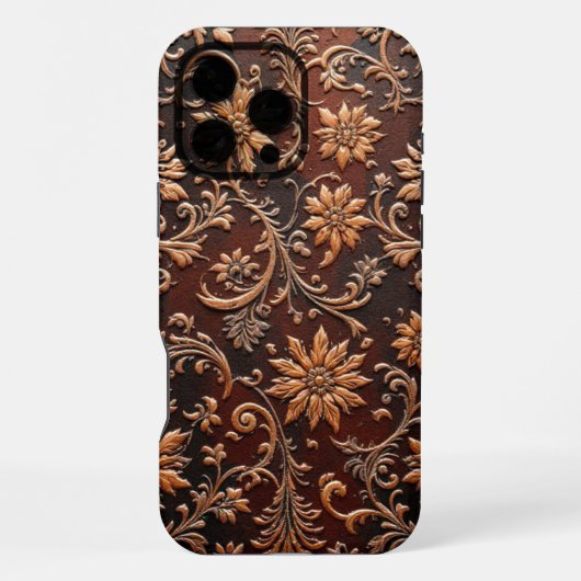 Coque iPhone 16 Pro Max Conception en cuir feutré (Verso)
