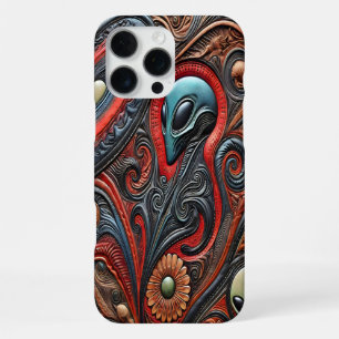 Coque iPhone 16 Pro Max Conception extraterrestre complexe inspirée par de