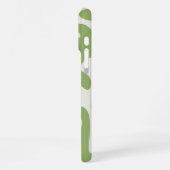 Coque iPhone 16 Pro Max Conception moderne de Blob Verre Vert Neutre (Côté gauche)