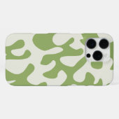 Coque iPhone 16 Pro Max Conception moderne de Blob Verre Vert Neutre (Verso Horizontal)