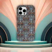 Coque iPhone 16 Pro Max Conception stylisée d'éventail Art déco