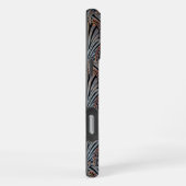 Coque iPhone 16 Pro Max Conception stylisée d'éventail Art déco (Côté droit)