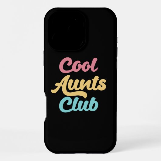 Coque iPhone 16 Pro Max Cool Aunts Club II (Verso)
