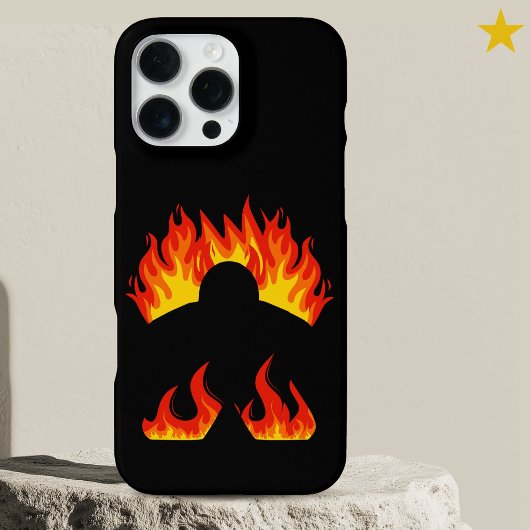 Coque iPhone 16 Pro Max Cool Meeple On Fire Board Games