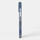 Coque iPhone 16 Pro Max Cool Strata | Belle Agate bleu violet et or (Côté gauche)
