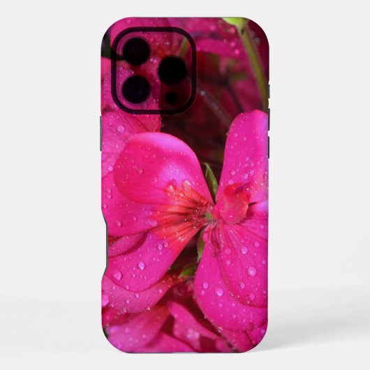 Coque iPhone 16 Pro Max Coque-coque iphone de pomme rose vif (Verso)