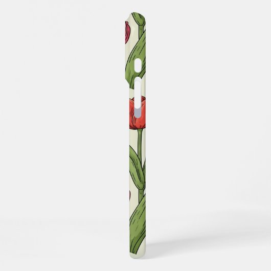 Coque iPhone 16 Pro Max Coque iphone de tulipes (Côté gauche)