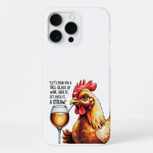 Coque iPhone 16 Pro Max Coque mobile Sassy Chicken (Verso)
