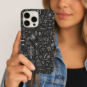 Coque iPhone 16 Pro Max Coquet Étui de Téléphone Halloween