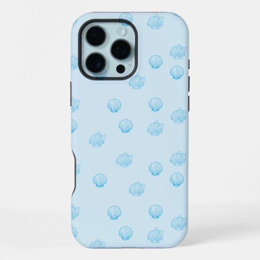 Coque iPhone 16 Pro Max Coquilles Saint-Jacques Contour Minimalisme (Verso)