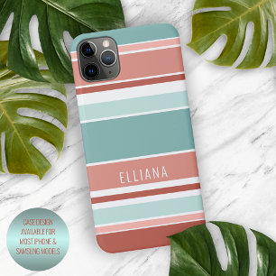 Coque iPhone 16 Pro Max Corail Rouge Turquoise Bleu Pêche Orange Blanc Ray