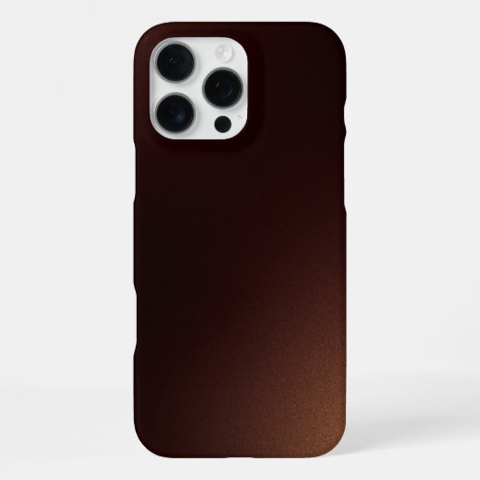 Coque iPhone 16 Pro Max Couleur marron dégradé (Verso)