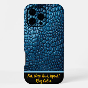 Coque iPhone 16 Pro Max Couleurs de la nature dans la peau de serpent scin