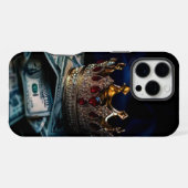 Coque iPhone 16 Pro Max Couronnée de Richesse (Verso Horizontal)